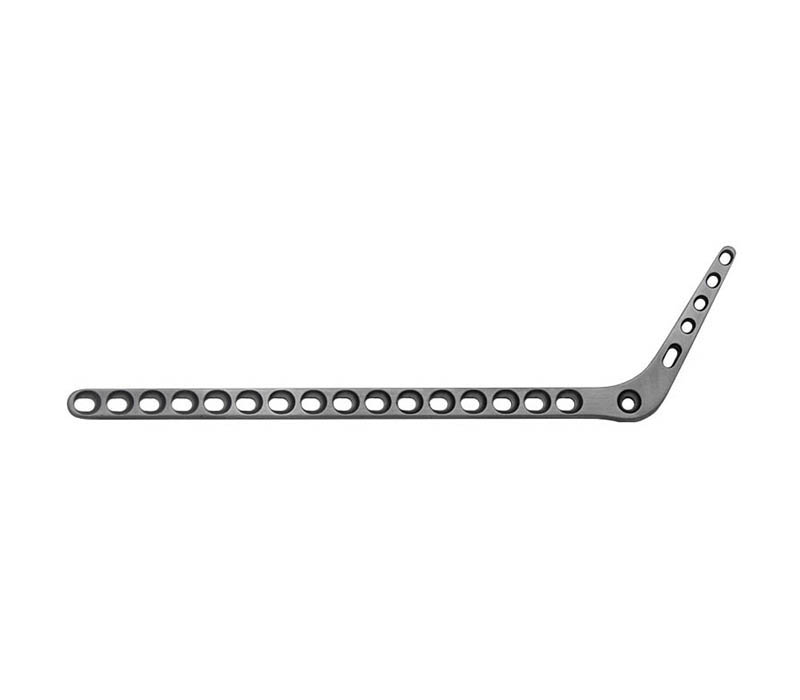 Angle plate, 120°, for screws D2.0/2.7 mm, left, AXIOS