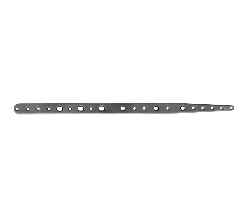 Straight plate, V-shaped, 20 holes D4.5/3.5/3.5 mm, a/s, 16/8x5x318 mm, AXIOS